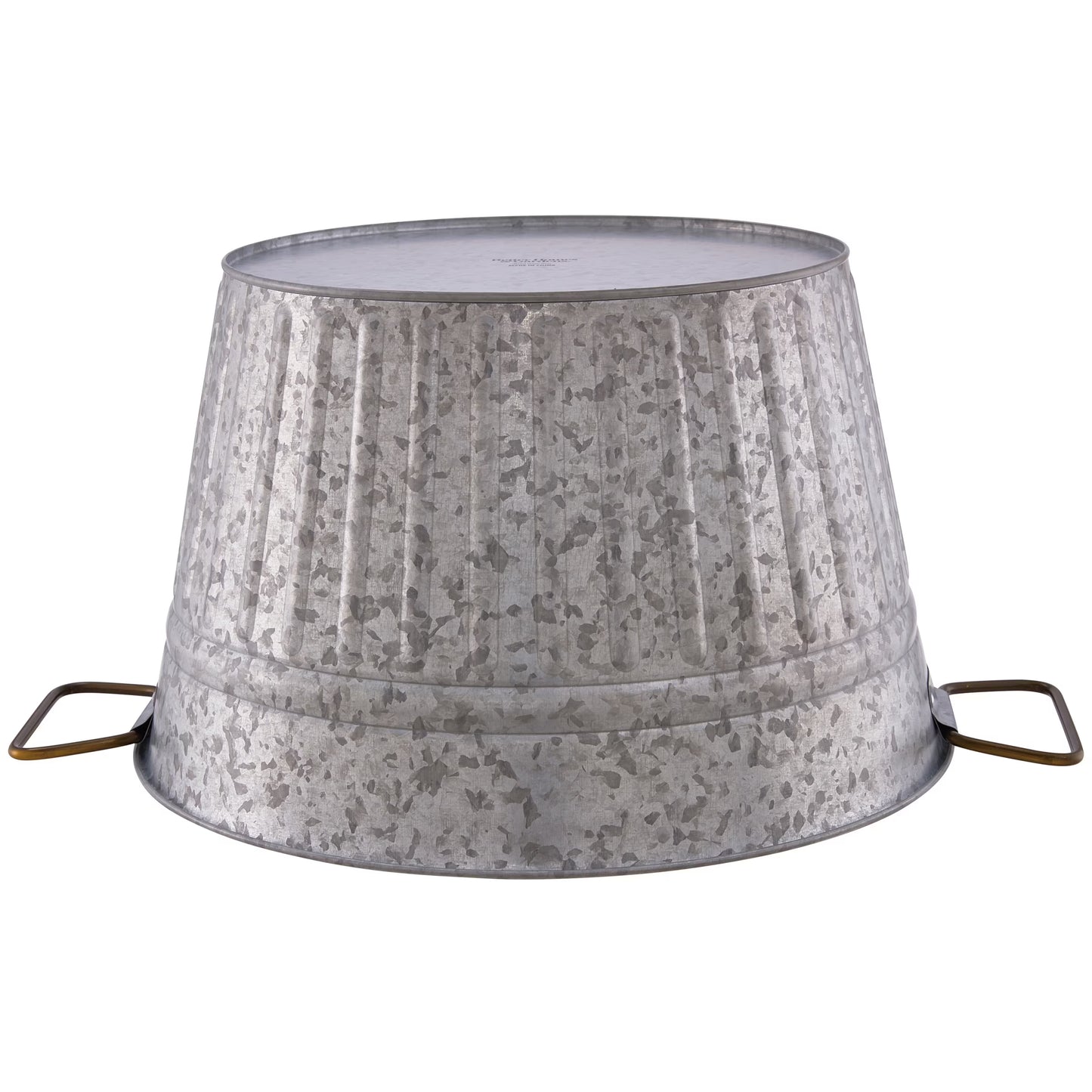 - Galvanized round Tub, 15 in D X 9 in H