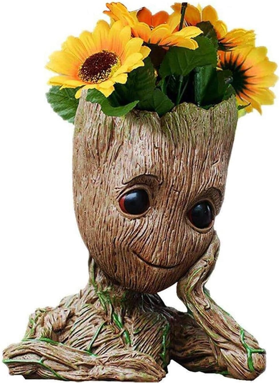 Baby Groot Flower Pot  6" (Grayish Brown)