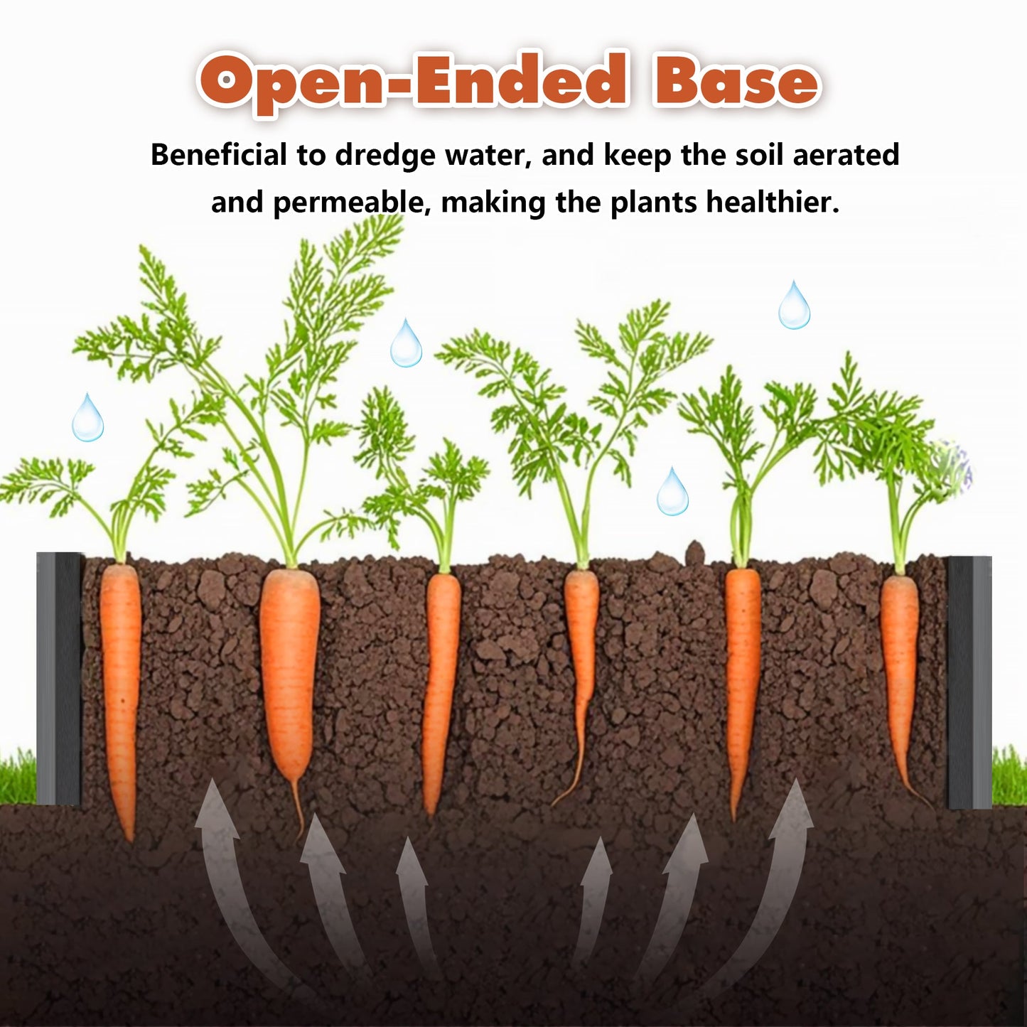 2-Pack Metal Raised Garden Bed Kit – 8×4×2 FT Galvanized Steel Planter Boxes